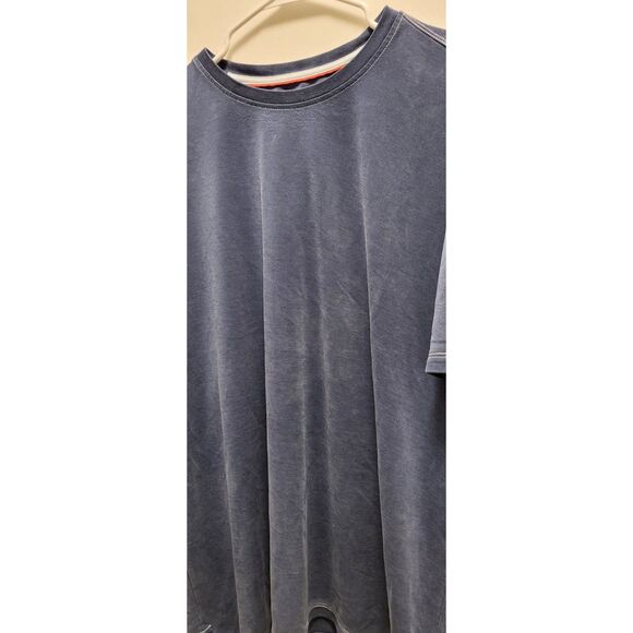 Tommy Bahama Men's Luxury Steel Blue Shirt with Swordfish Embroidered logo XL - Picture 2 of 7